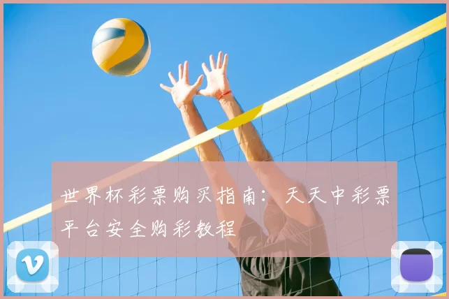 世界杯彩票购买指南：天天中彩票平台安全购彩教程