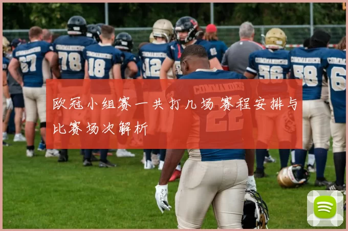 欧冠小组赛一共打几场 赛程安排与比赛场次解析